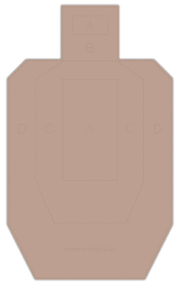 Metric Cardboard Target